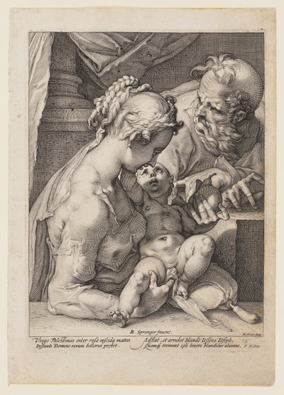 聖家族 作： Hendrick Goltzius