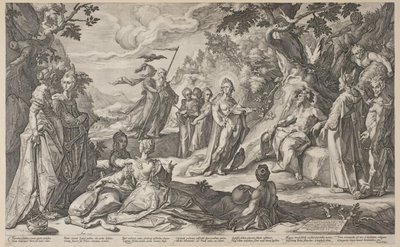 ミダスの裁き 作： Hendrick Goltzius