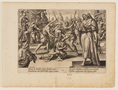 小聖ヤコブの殉教（『キリストと使徒の殉教』より 作： Hendrick Goltzius