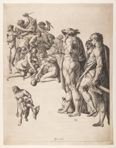 イノセントの虐殺 作： Hendrick Goltzius