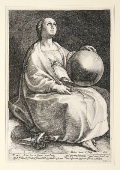 九人のミューズ 作： Hendrick Goltzius