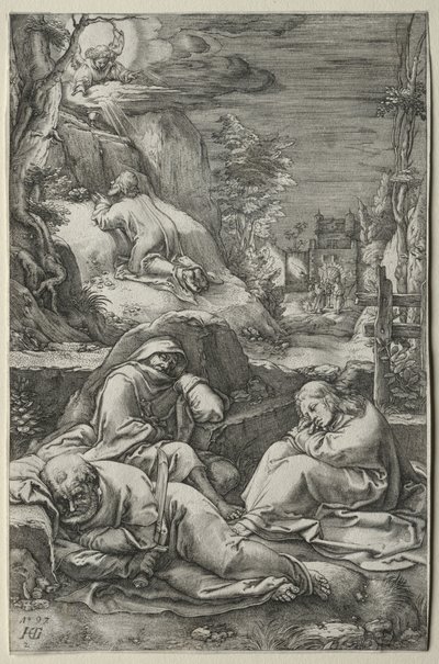 情熱：庭の苦悩 作： Hendrick Goltzius