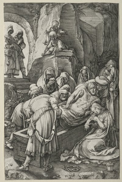 情熱：埋葬 作： Hendrick Goltzius