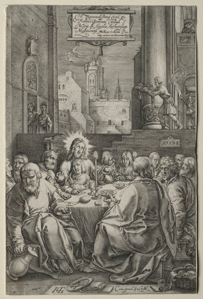 情熱：最後の晩餐 作： Hendrick Goltzius