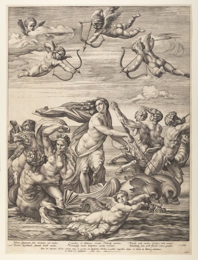 ガラテアの勝利 作： Hendrick Goltzius