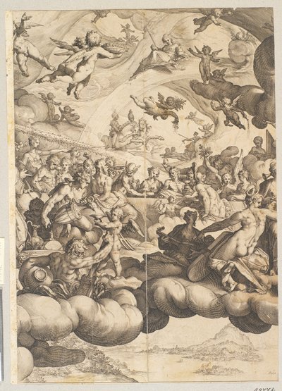 キューピッドとプシュケの結婚式 作： Hendrick Goltzius