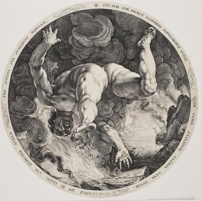 The four Disgracers - イクシオン 作： Hendrick Goltzius