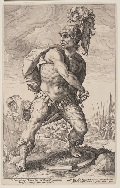 ティトゥス・マンリウス・トルクアトゥス（『ローマの英雄』より 作： Hendrick Goltzius