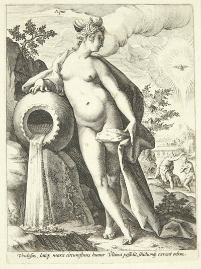 水（アクア） 作： Hendrick Goltzius