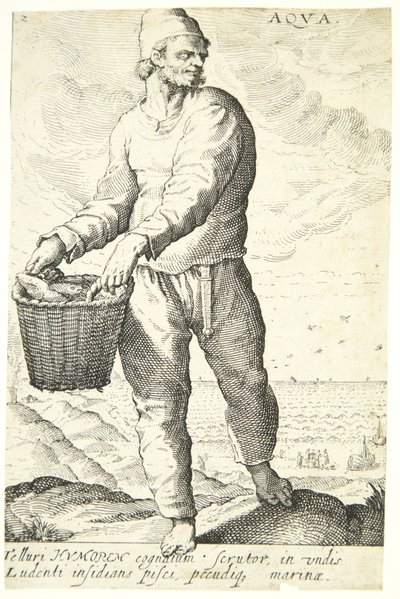 水（アクア） 作： Hendrick Goltzius