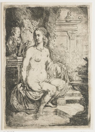ダビデの手紙を受け取るバテシバ 作： Hendrick Heerschop