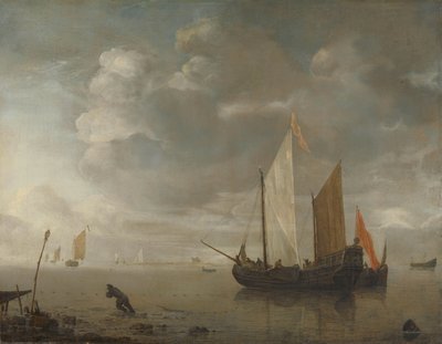 穏やかな海 作： Hendrick Jacobsz. Dubbels
