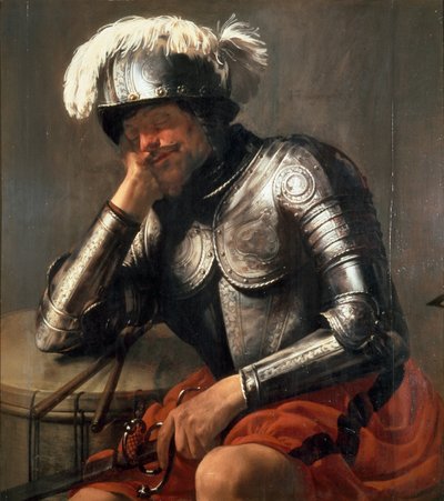 火星は眠っている、1629 作： Hendrick Jansz Terbrugghen