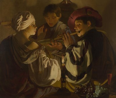 コンサート、c。 1626年 作： Hendrick Jansz Terbrugghen