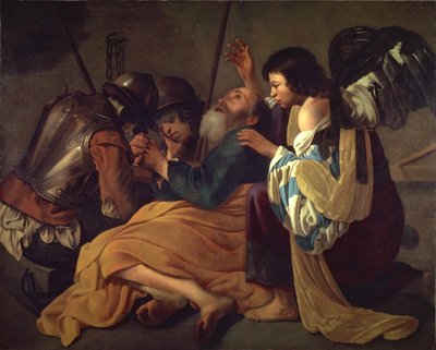 サン・ピエトロの解放 作： Hendrick Terbrugghen follower of