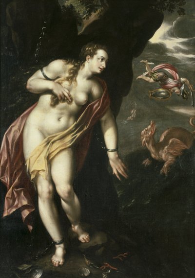 ペルセウスとアンドロメダ、1600年頃 作： Hendrick de Clerck