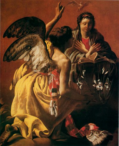 受胎告知 作： Hendrick ter Brugghen