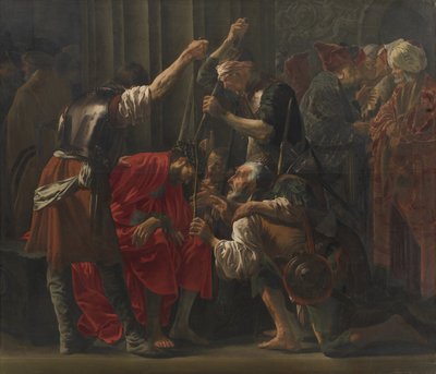 いばらの冠をかぶったキリスト 作： Hendrick ter Brugghen