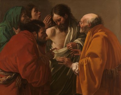 信じられないほどのトーマス。 1622年頃 作： Hendrick ter Brugghen