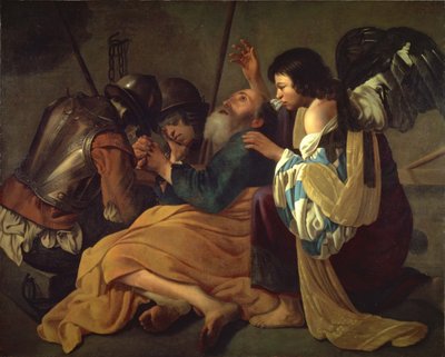 聖ペテロの解放 作： Hendrick ter Brugghen