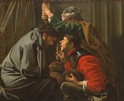 いばらの戴冠とキリストのあざけり 作： Hendrick ter Brugghen
