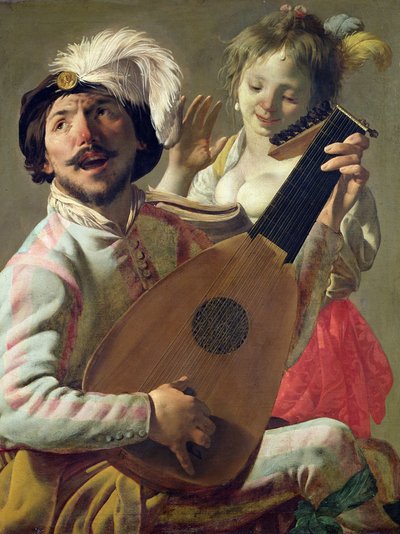 デュエット、1628 作： Hendrick ter Brugghen