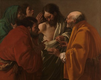 トーマスの不信感 聖トマスの不信感 作： Hendrick ter Brugghen