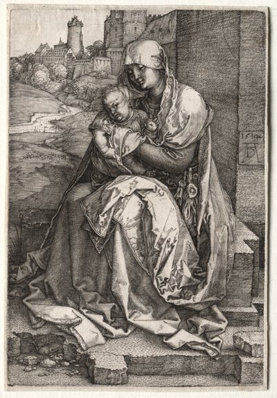 壁際に座る聖母子 作： Hendrick ter Brugghen