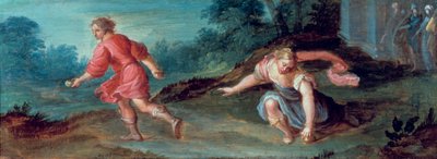 アタランタと黄金のリンゴ、c1619。 作： Hendrick van Balen