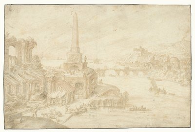 オベリスクナースト遺跡 地域、農村、基金 (...) (シリーズタイトル) 作： Hendrick van Cleve