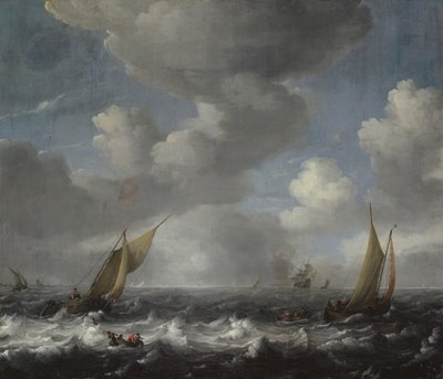 海景 作： Hendrick van de Sande Bakhuyzen