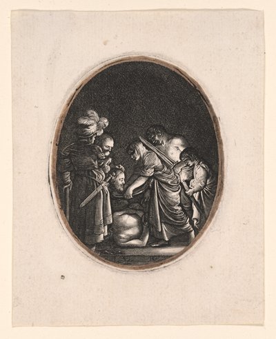 洗礼者聖ヨハネの斬首 作： Hendrick von Goudt