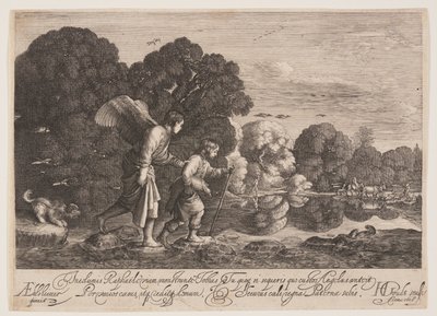 トビアスと天使ガブリエル 作： Hendrick von Goudt
