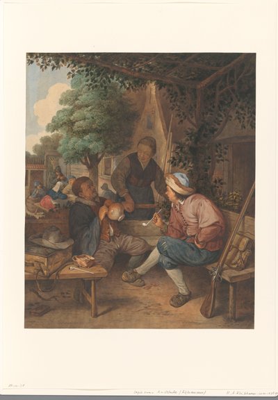 旅行者の休息 作： Hendrik Abraham Klinkhamer