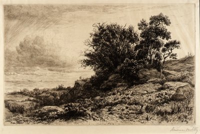 海を垣間見る 作： Hendrik Dirk Kruseman van Elten