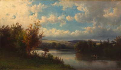 コネチカット州グランビー近郊の風景 1870年頃 油彩・キャンバス 作： Hendrik Dirk Kruseman van Elten