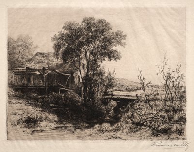 The Deserted Mill」（1883年）。 作： Hendrik Dirk Kruseman van Elten