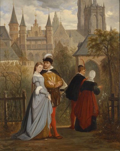 ゲーテのファウストの一場面 作： Hendrik Frans Schaefels