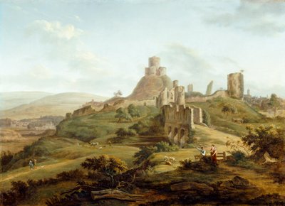 ローンセストン城を南から望む 作： Hendrik Frans de Cort