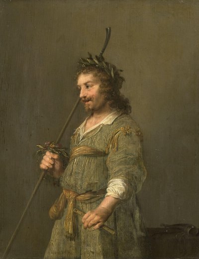羊飼いに扮した男の肖像 作： Hendrik Gerritsz Pot