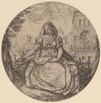 慎重さの寓意 作： Hendrik Goltzius