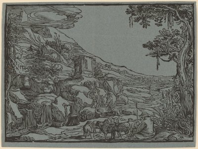 アルカディアの風景 作： Hendrik Goltzius