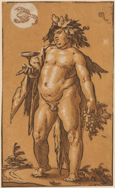 バッカス 作： Hendrik Goltzius
