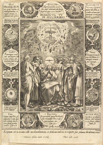 あなた！、クリスチャンと冒涜の寓話から。 作： Hendrik Goltzius