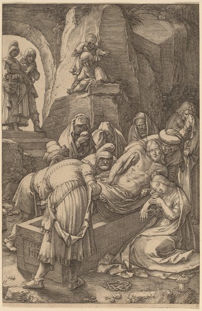 キリストの埋葬 作： Hendrik Goltzius