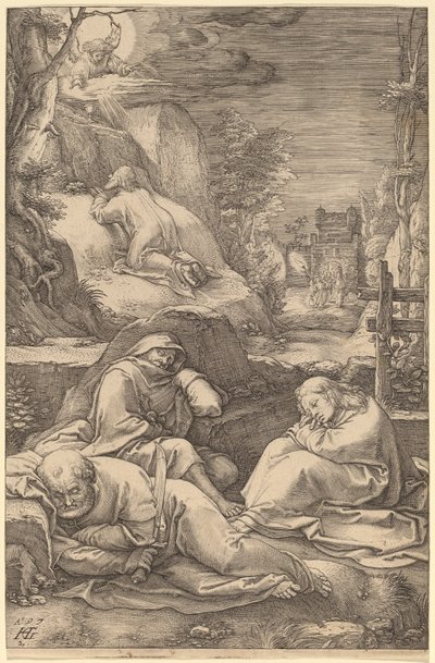 オリーブ山のキリスト 作： Hendrik Goltzius