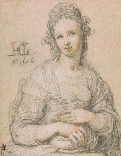 遊女、1606 作： Hendrik Goltzius