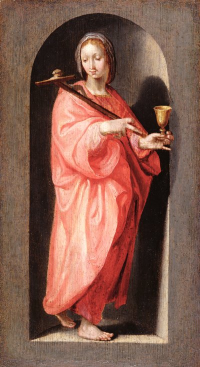 信仰》1600年頃（油彩・パネル） 作： Hendrik Goltzius