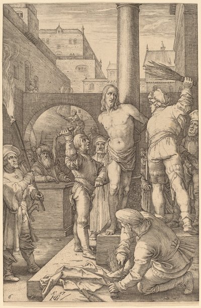 キリストのむち打ち 作： Hendrik Goltzius