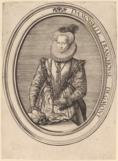 フランソワーズ・ヴァン・エグモンド 作： Hendrik Goltzius